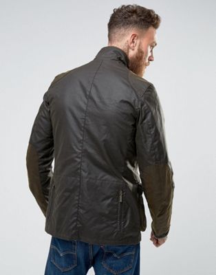 barbour icons beacon sports waxed cotton jacket