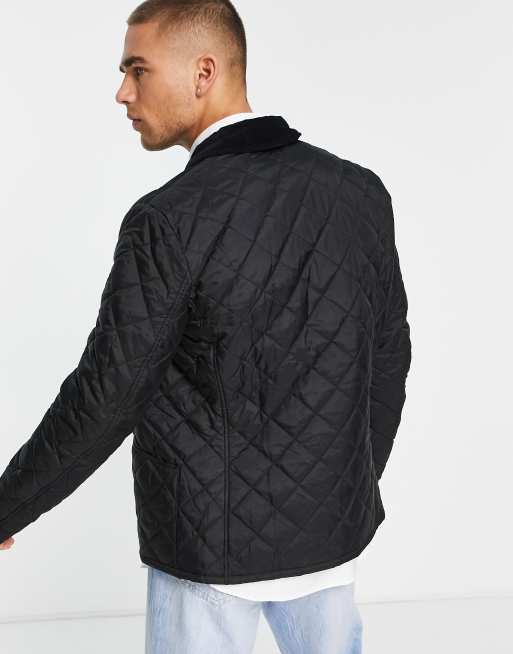 Barbour Beacon Starling quilted jacket in black | ASOS