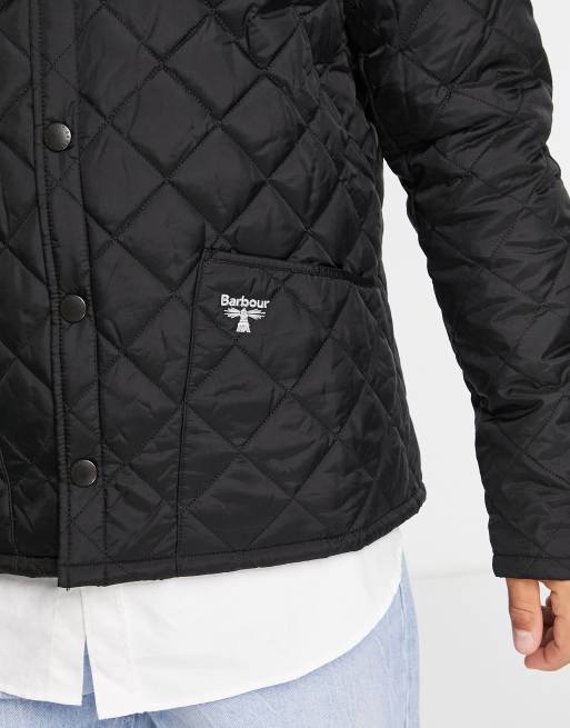 Barbour Beacon Starling quilted jacket in black | ASOS