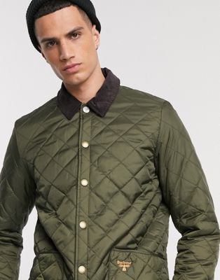 barbour beacon green quilted jacket