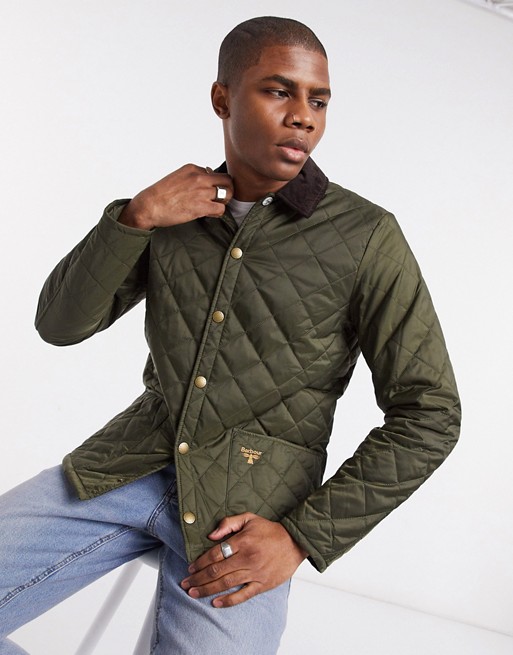 Barbour Beacon Starling quilted jacket in olive