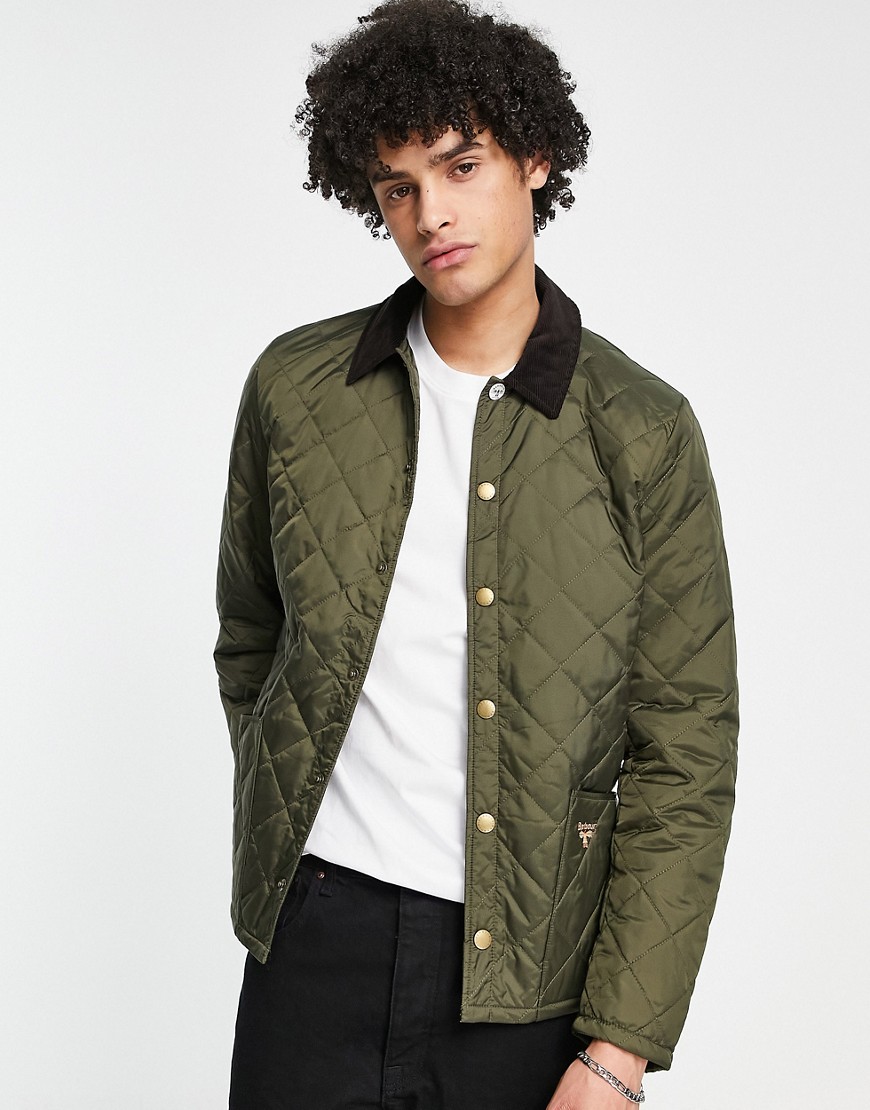 Barbour Beacon Starling Quilted Jacket In Olive-green