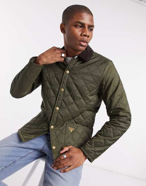 Barbour Beacon Starling Steppjacke in Olivgrun