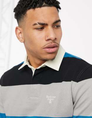 black barbour polo shirt