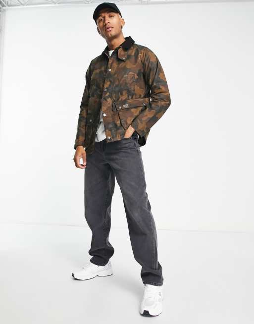 Camouflage store wax jacket