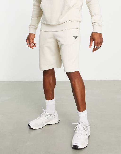 Barbour Beacon sweat shorts in ecru SUIT 2