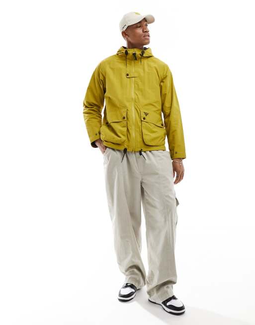 Barbour casual jacket store yellow