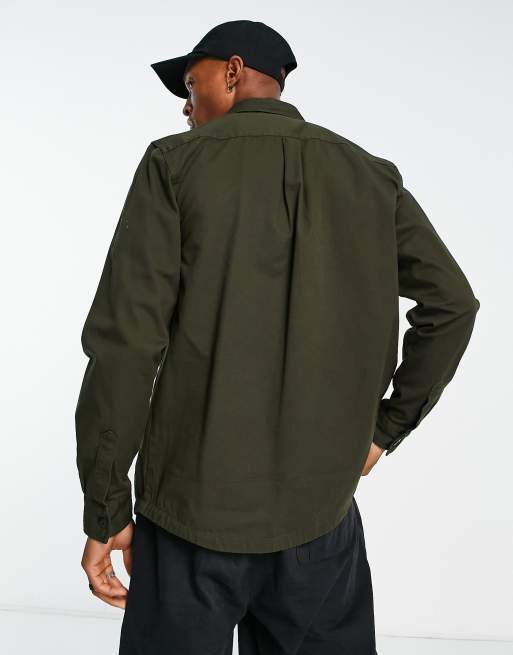 Barbour green overshirt new arrivals