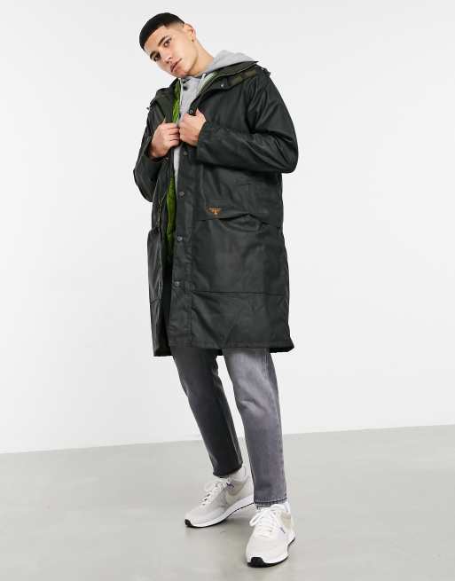 Wax cheap parka jacket