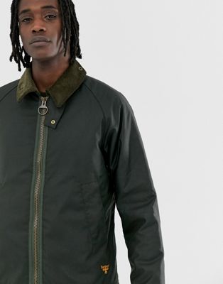 barbour beacon munro wax jacket green