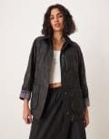 [Barbour] Barbour Beadnell wax jacket in black 16 Black