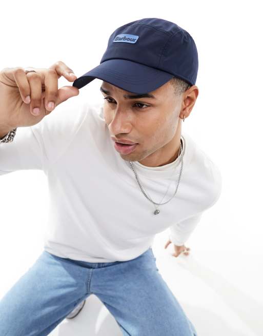 Barbour - Beckton - Cappellino color blu navy con logo