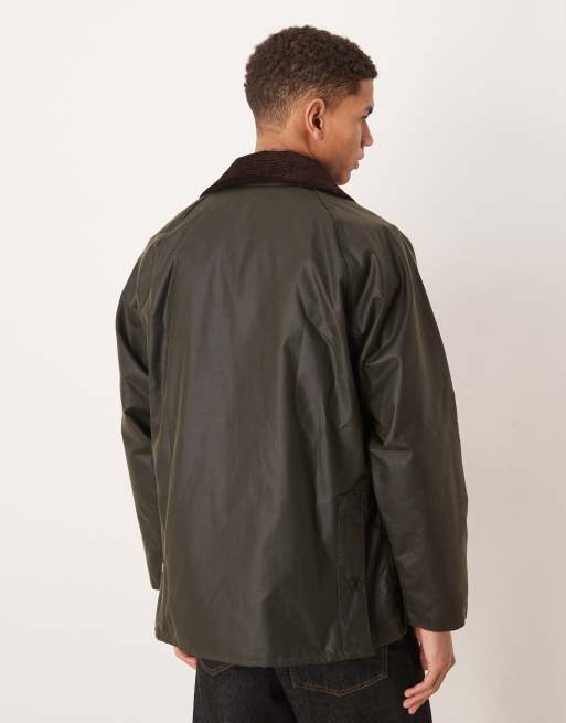 Barbour Bedale wax jacket in archive olive green | ASOS
