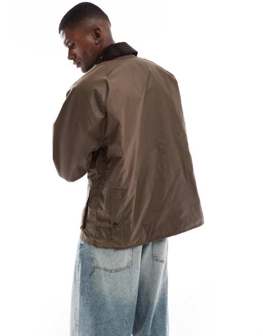 Barbour Bedale waxed jacket in brown