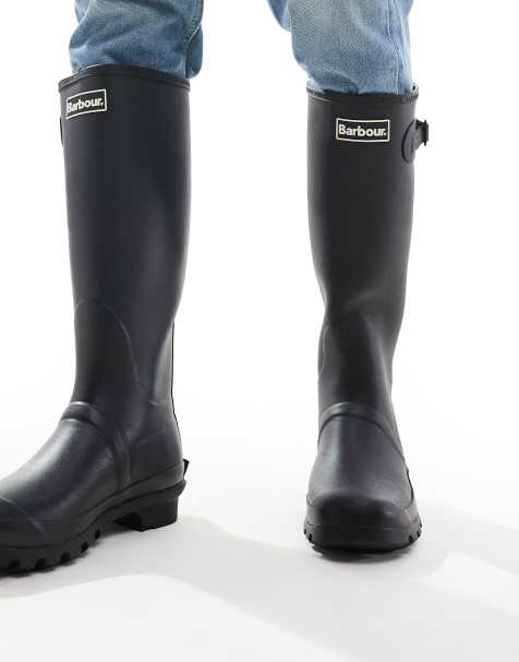 Barbour Bede gumboots in black - view 1