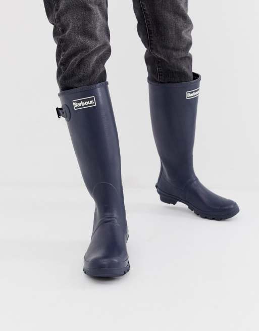 Barbour – Bede – Marineblaue Wellington-Stiefel, 4 von 4
