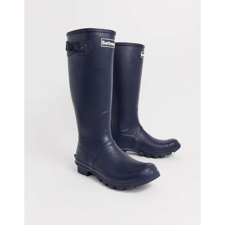 Barbour boughton hot sale boots navy