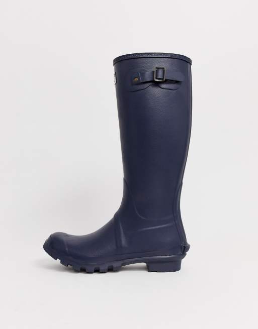 Barbour Bede wellington boots in navy, 3 of 4