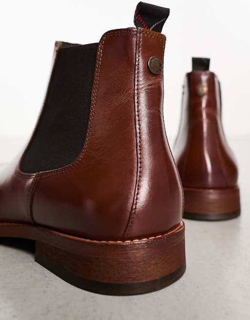 Barbour Bedlington chelsea boots in mahogany