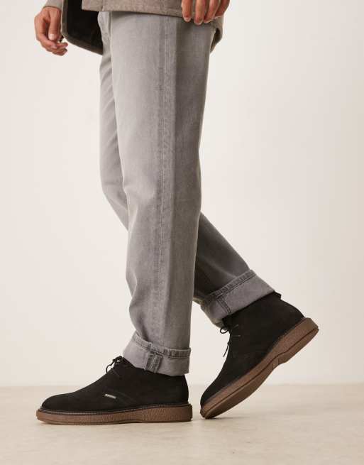 Barbour Blaine chukka boot in black suede - BLACK, 2 of 4