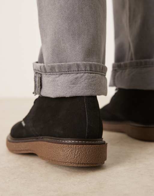 Barbour Blaine chukka boot in black suede - BLACK, 3 of 4