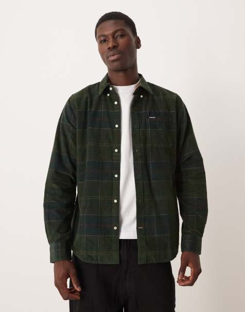 Barbour Blair tailored tartan cord shirt in classic tartan - view 1