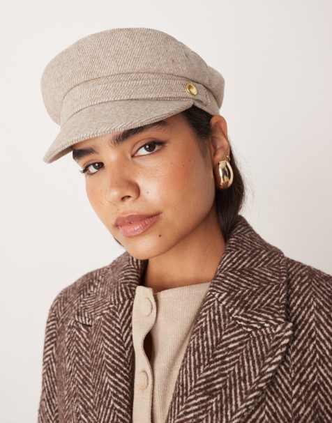 Barbour Bothal bakerboy cap in oatmeal - view 1