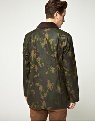 barbour camouflage jacket mens