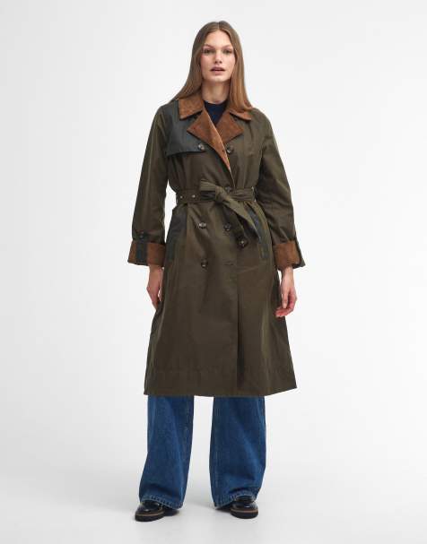 Barbour Brackley Wax jacket in beech/archive olive - view 1