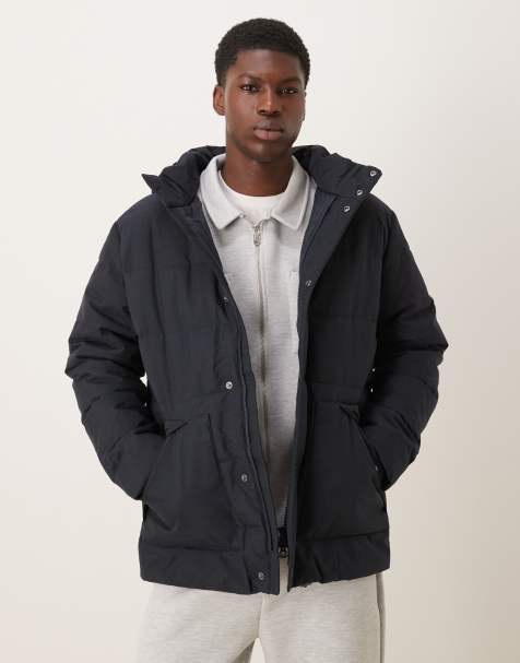 Barbour Brampton puffer jacket in dark navy/midnight oak - view 1