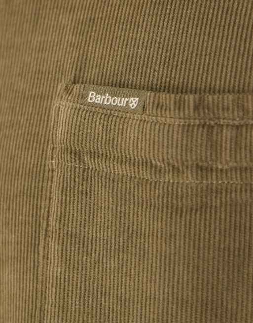 Barbour Bramside relaxed cord shirt in olive green - MGREEN, 5 of 5