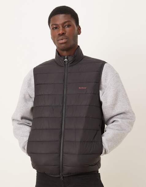 Barbour Bretby puffer vest in black - view 1