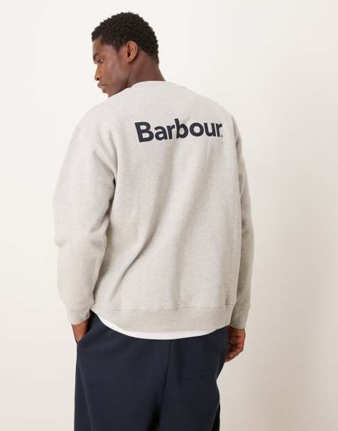 Barbour brushed Nicholas os crew neck sweatshirt - view 1