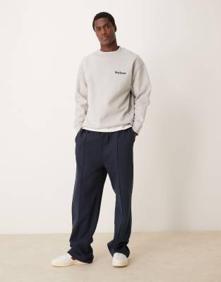 Barbour brushed Nicholas os crew neck sweatshirt | ASOS