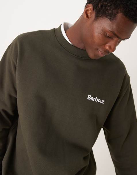 Barbour brushed Nicholas os crew neck sweatshirt - view 1