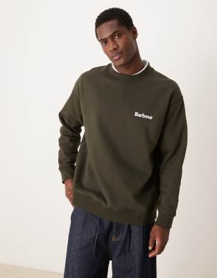 【BARBOUR】バブアー Barbour OS Nicholas Crew Barbour Men's OS Nicholas Crew Sweatshirt in Black Barbour