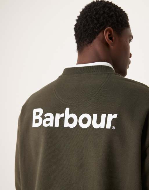【BARBOUR】バブアー Barbour OS Nicholas Crew Barbour Men's OS Nicholas Crew Sweatshirt in Black Barbour