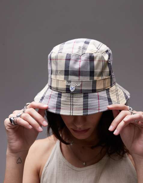 Barbour bucket hat in dress tartan - view 1