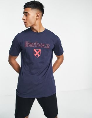 Barbour Cameron loungewear t-shirt in navy