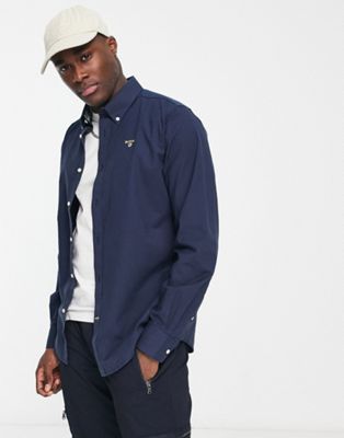 Barbour Camford tailored shirt in navy