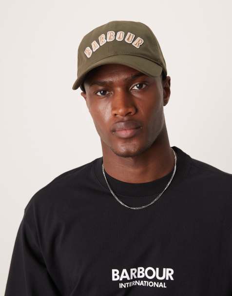 Barbour Campbell sports cap in uniform green - view 1