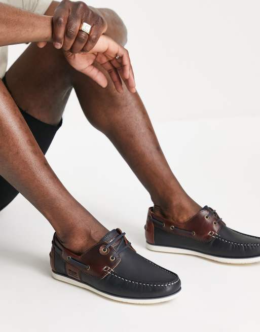 Barbour capstan boat shoes hot sale brown