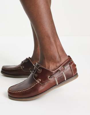 Barbour Capstan boat shoes in tan