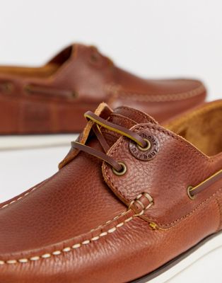 Barbour Capstan leather boat shoes in 