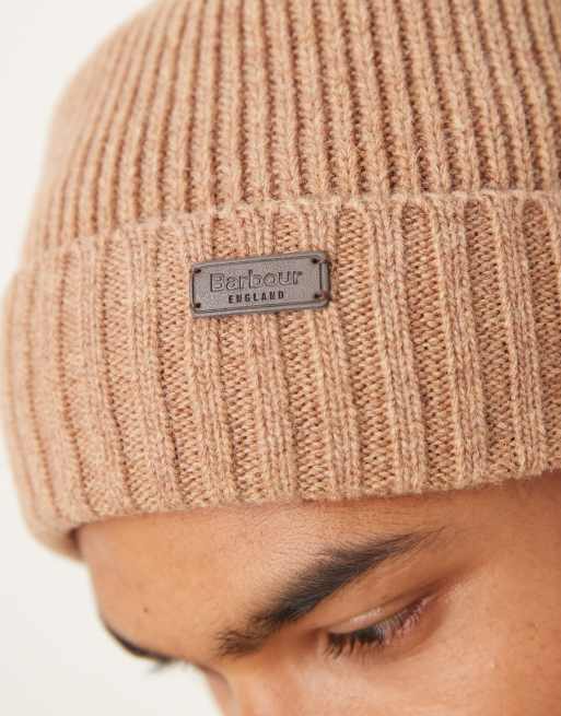 Barbour Carlton beanie hat in military brown - BROWN, 2 of 3