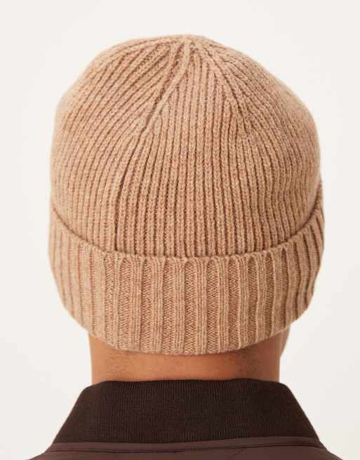 Barbour Carlton beanie hat in military brown - BROWN, 3 of 3