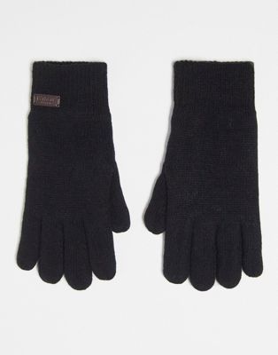 Barbour Carlton gloves in black