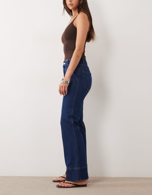 Barbour Cartmel flared jeans in dark wash denim, 3 of 5