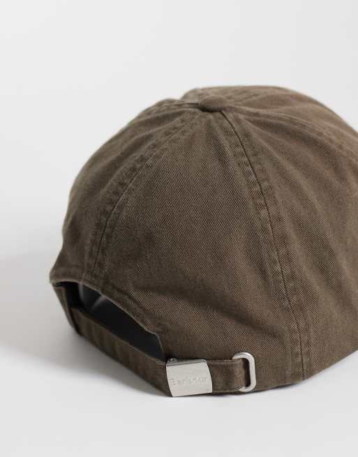 Barbour Cascade logo cap in khaki, 3 of 3