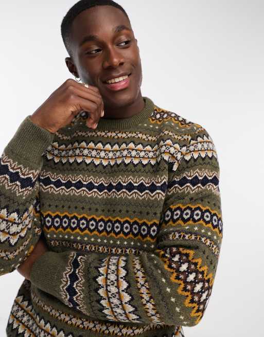 Barbour fairisle jumper best sale